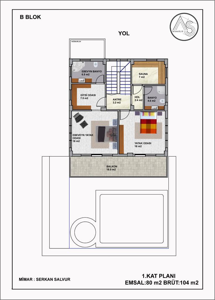 Вилла в Алании, Турция, 200 м² - фото 12