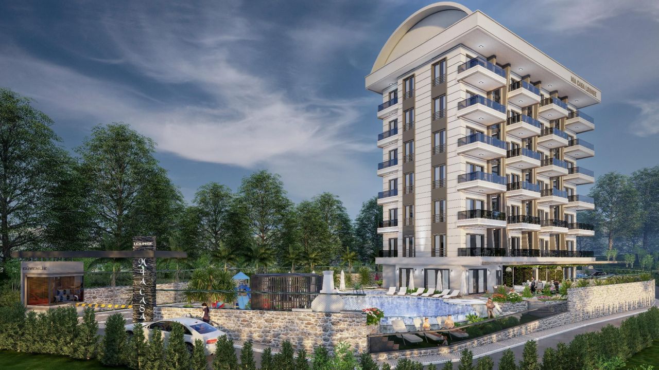 Квартира в Алании, Турция, 55 м² - фото 12