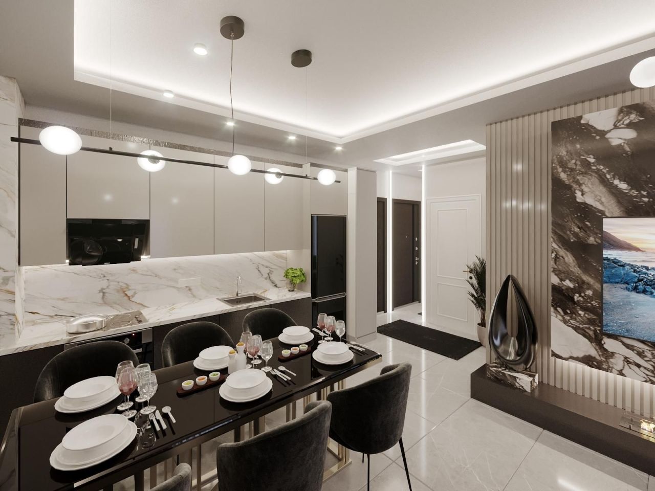 Пентхаус в Алании, Турция, 90 м² - фото 12