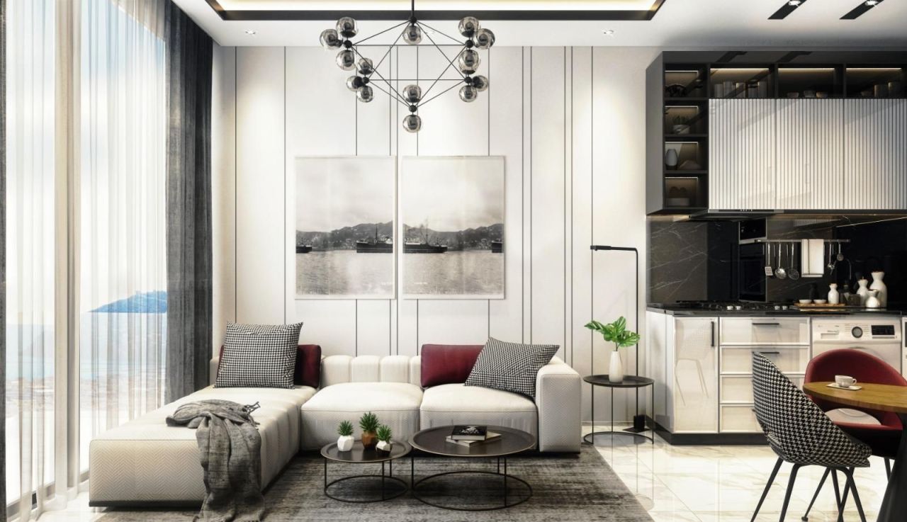 Квартира в Алании, Турция, 45 м² - фото 13