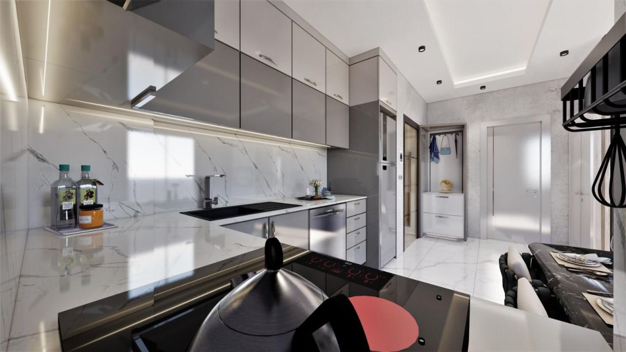 Квартира в Алании, Турция, 85 м² - фото 13