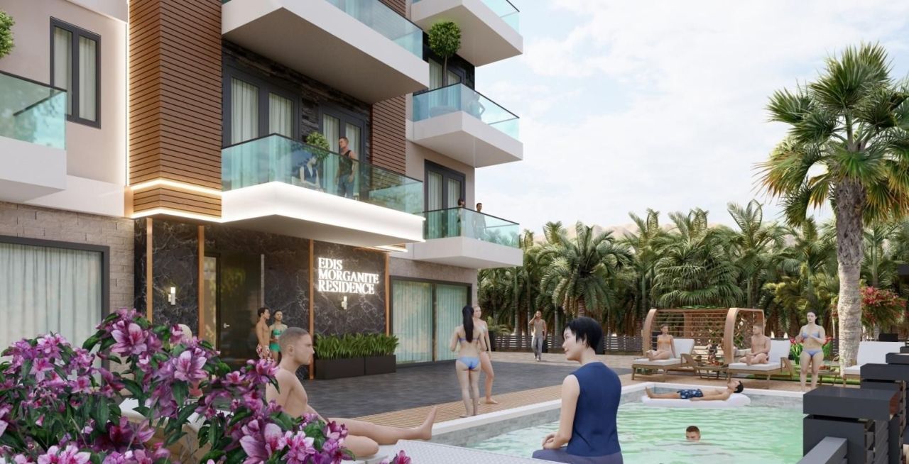 Квартира в Алании, Турция, 50 м² - фото 13