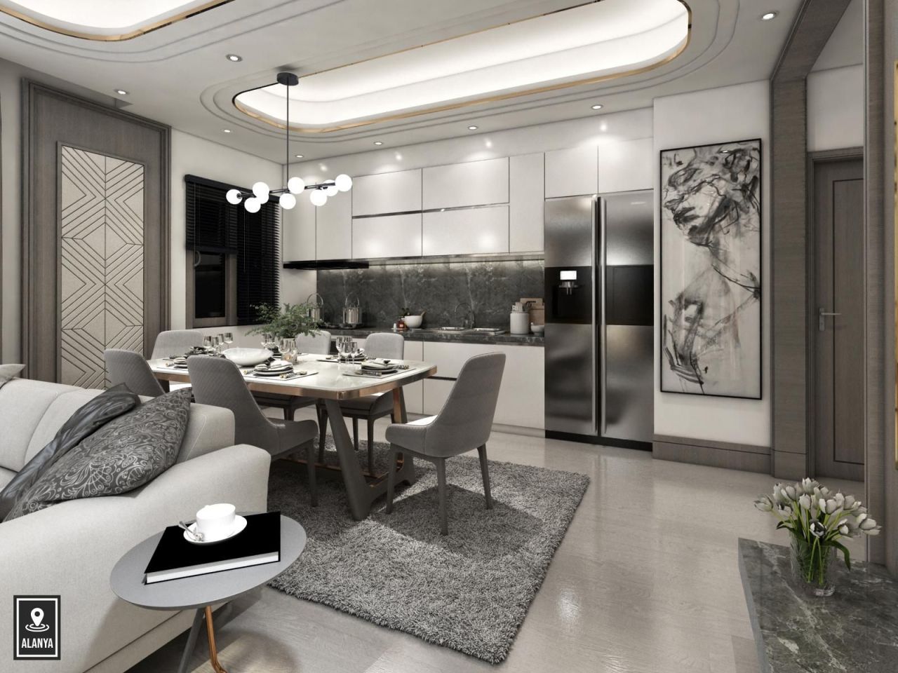 Квартира в Алании, Турция, 57 м² - фото 13