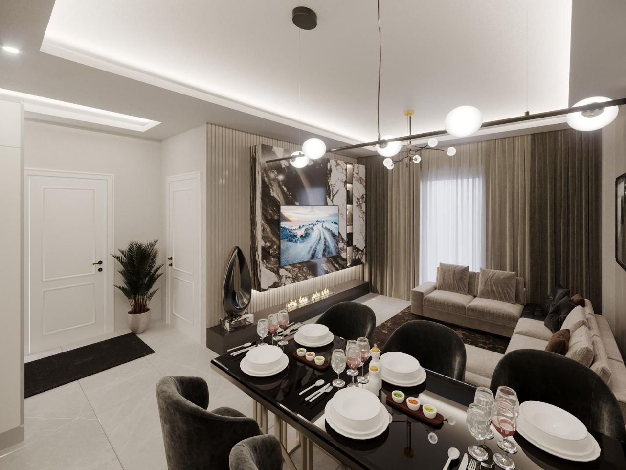 Пентхаус в Алании, Турция, 90 м² - фото 13