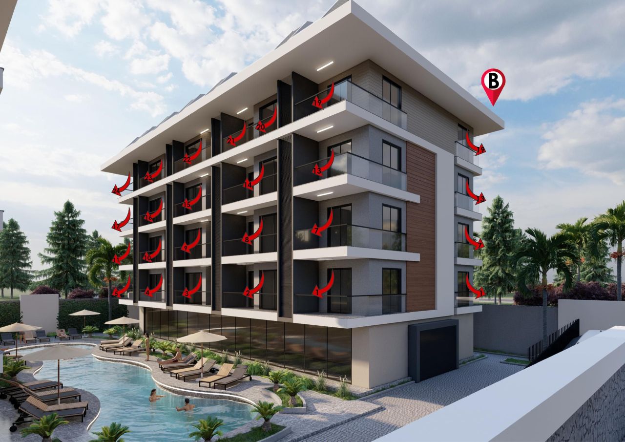 Пентхаус в Алании, Турция, 80 м² - фото 13