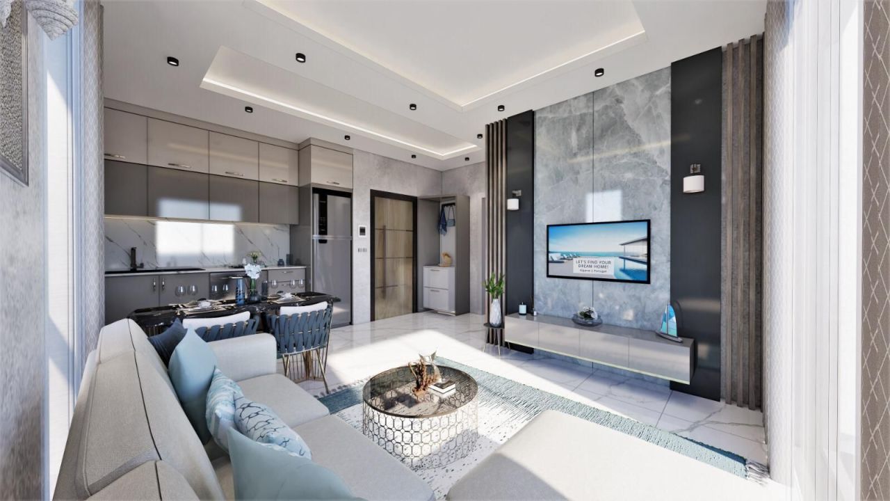 Квартира в Алании, Турция, 46 м² - фото 14