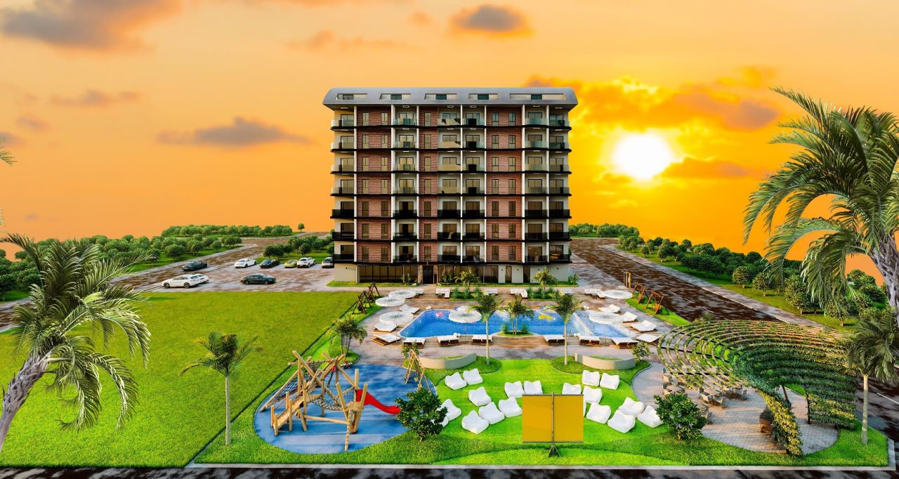 Квартира в Алании, Турция, 52 м² - фото 14