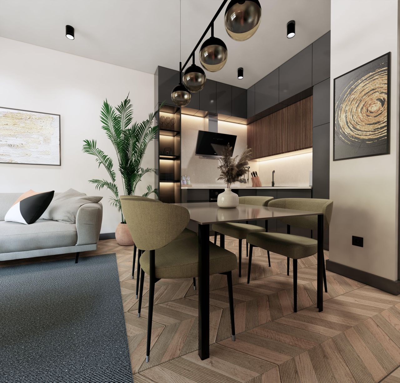 Квартира в Алании, Турция, 46 м² - фото 14