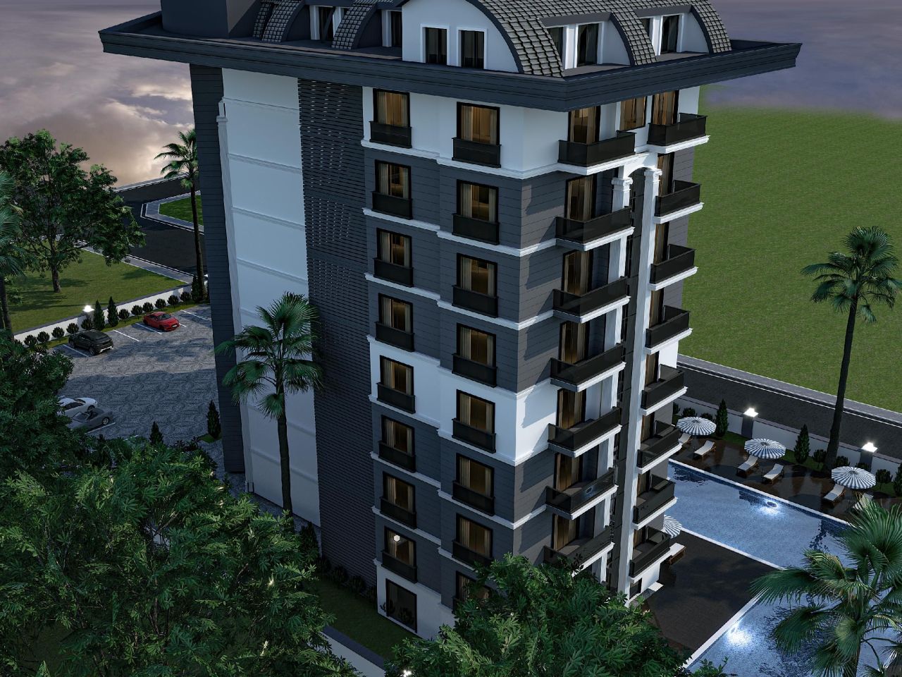 Квартира в Авсалларе, Турция, 55 м² - фото 14