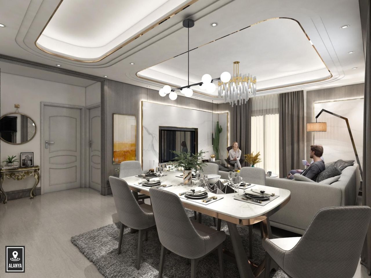 Пентхаус в Алании, Турция, 121 м² - фото 14