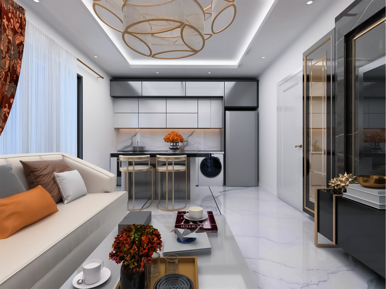 Квартира в Алании, Турция, 52 м² - фото 15