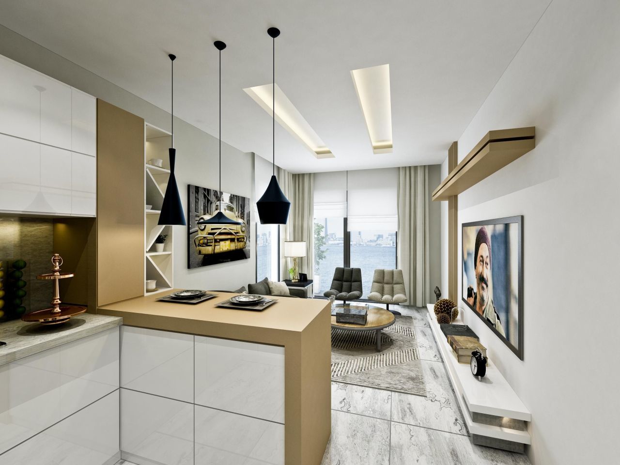 Квартира в Алании, Турция, 43 м² - фото 15