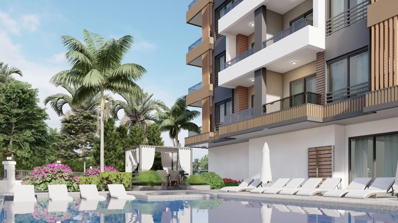 Квартира в Авсалларе, Турция, 47 м² - фото 15