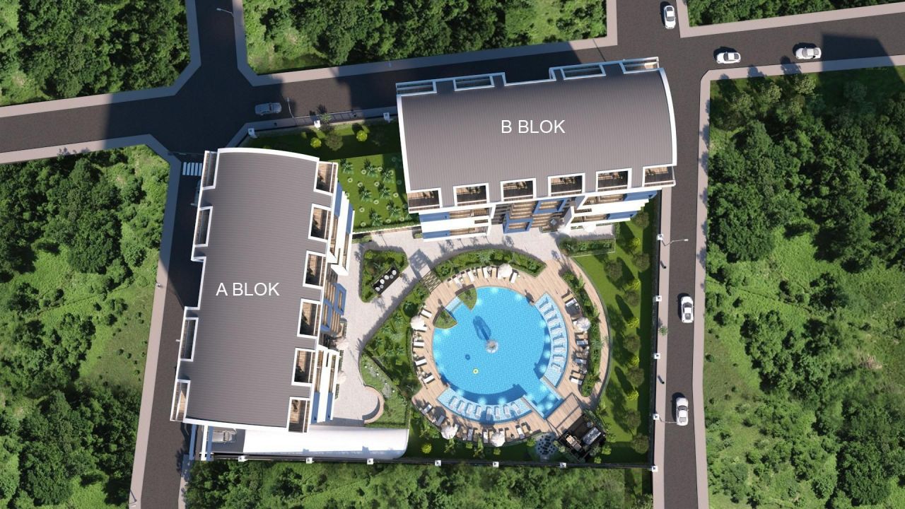 Квартира в Алании, Турция, 45 м² - фото 15