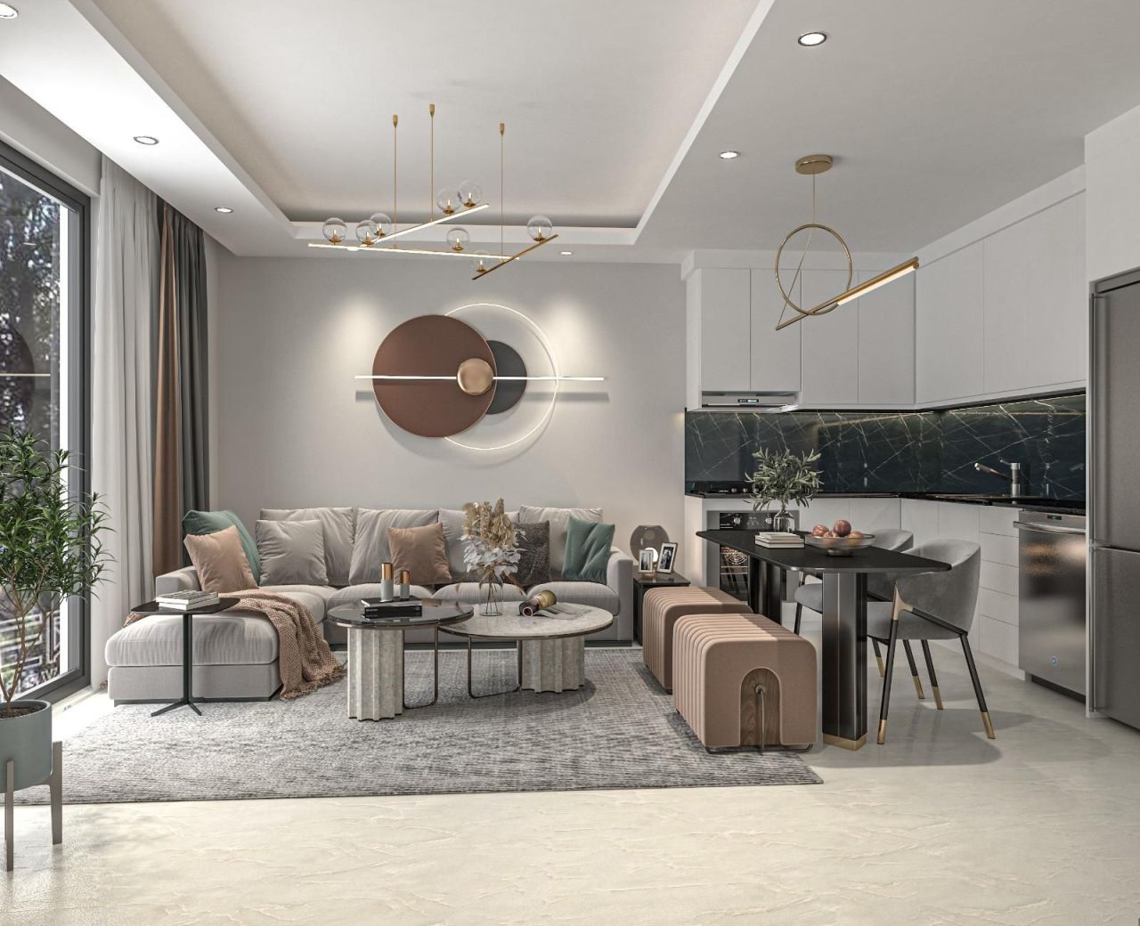 Квартира в Авсалларе, Турция, 50 м² - фото 15