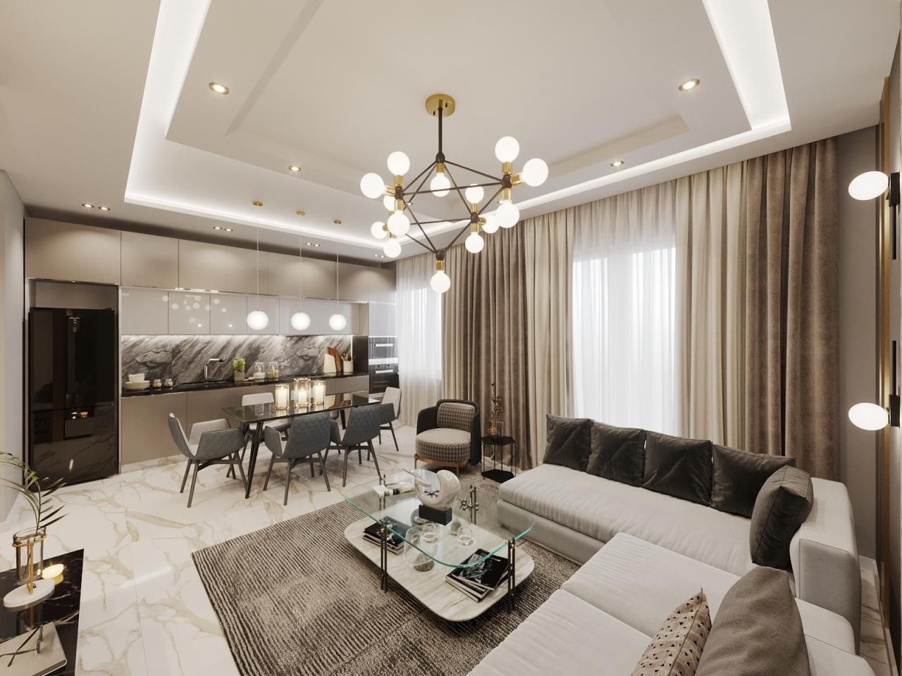 Пентхаус в Алании, Турция, 90 м² - фото 15