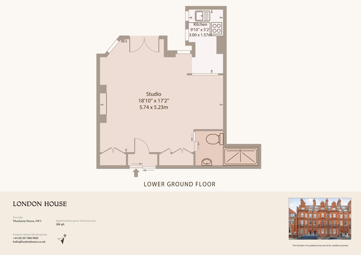 Квартира в Лондоне, Великобритания, 36 м² - фото 6