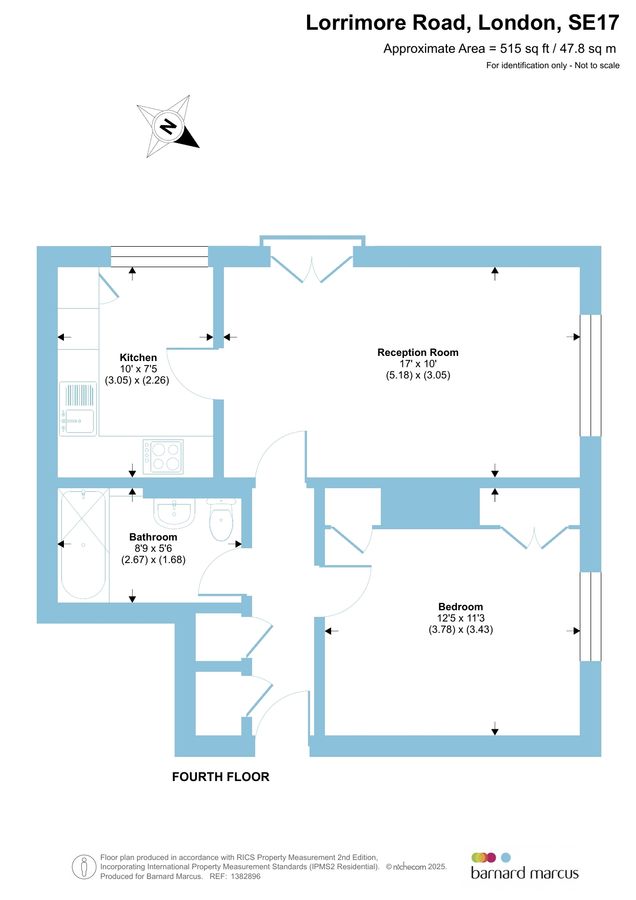 Квартира в Лондоне, Великобритания, 48 м² - фото 13