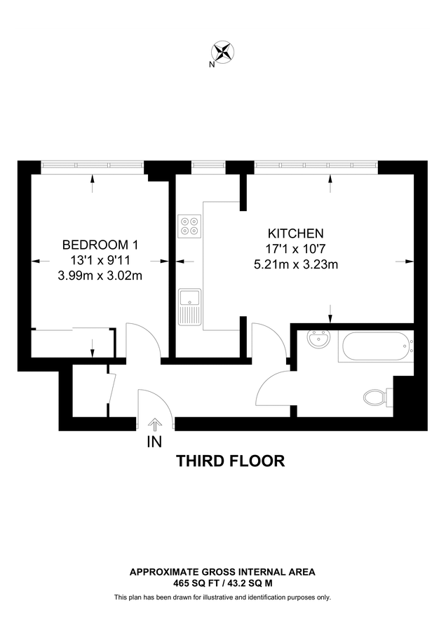 Квартира в Лондоне, Великобритания, 43 м² - фото 10
