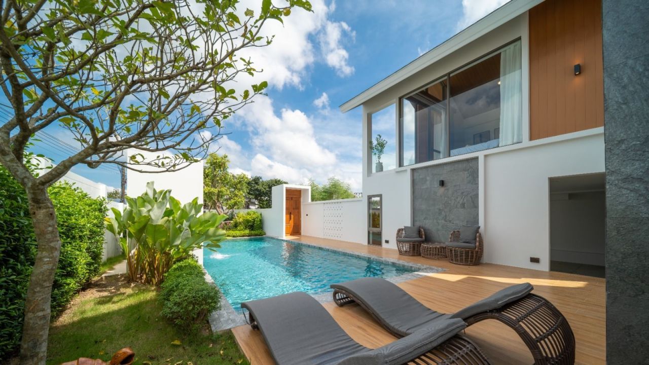 Вилла на пляже Банг Тао, Таиланд, 442 м² - фото 1