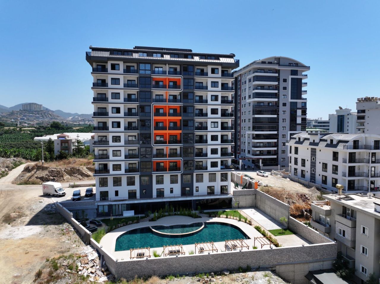 Апартаменты в Алании, Турция, 55 м² - фото 9