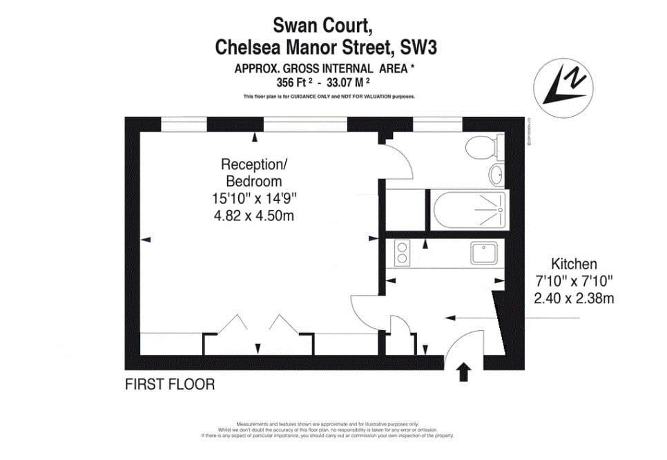 Квартира в Лондоне, Великобритания, 33 м² - фото 11