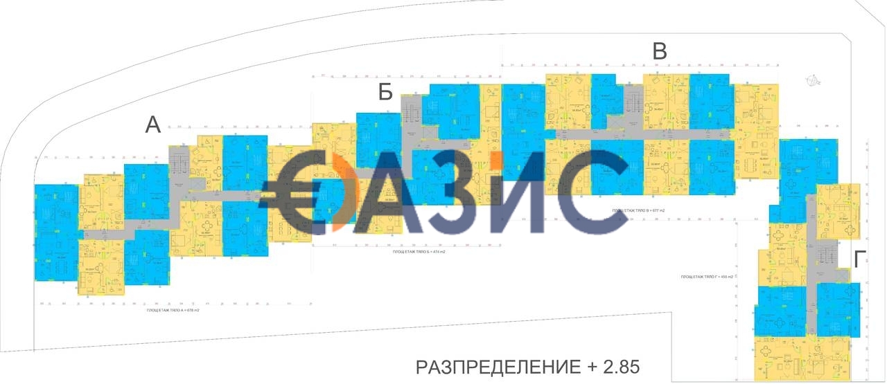 Апартаменты в Бургасе, Болгария, 37.2 м² - фото 17