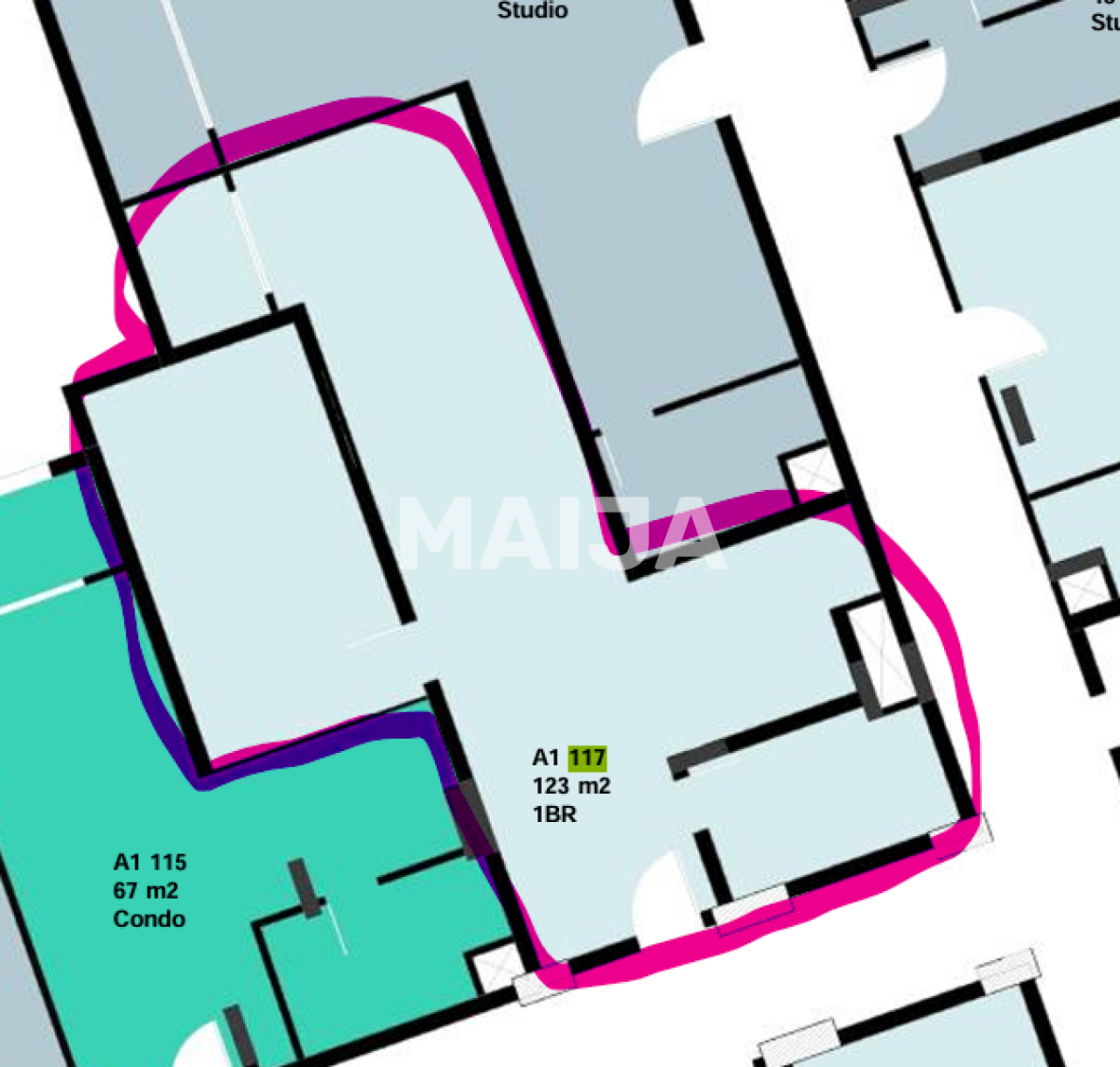 Апартаменты в Хургаде, Египет, 125 м² - фото 2