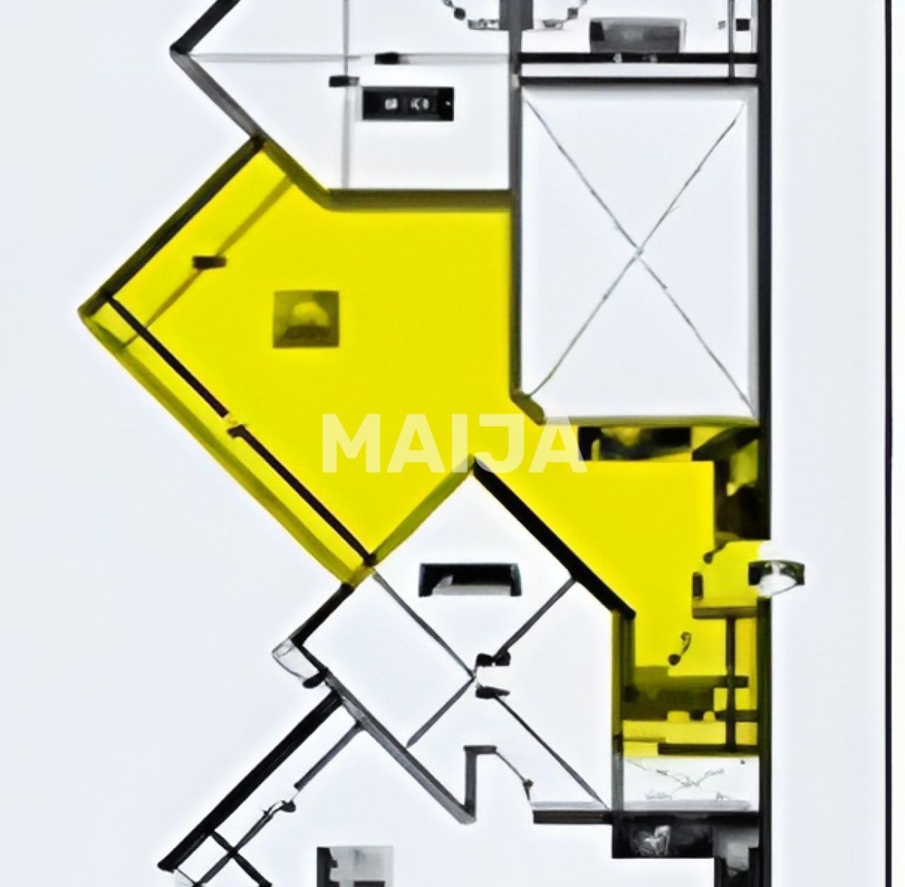 Апартаменты в Хургаде, Египет, 57 м² - фото 2