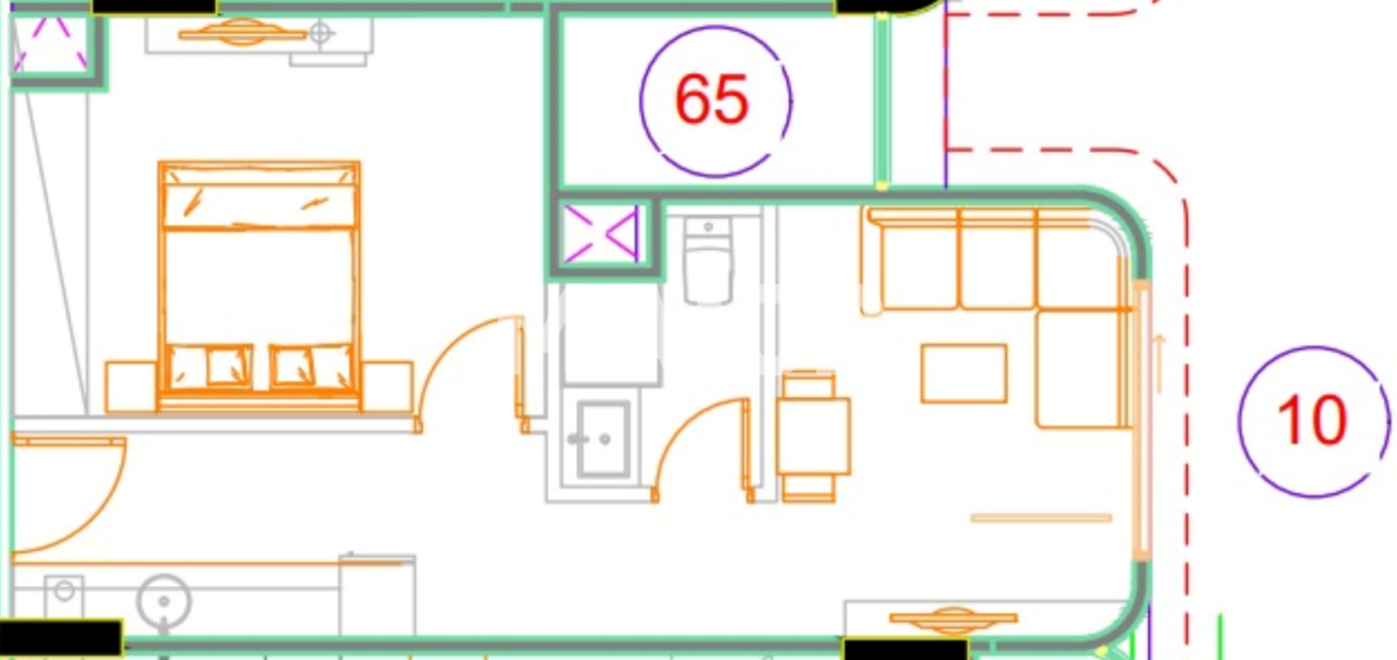 Апартаменты в Хургаде, Египет, 65 м² - фото 2