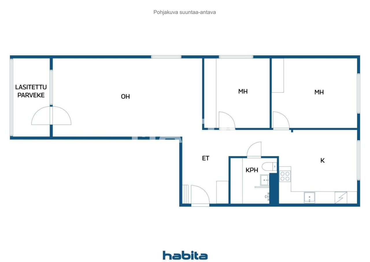 Апартаменты в Лохья, Финляндия, 81 м² - фото 2