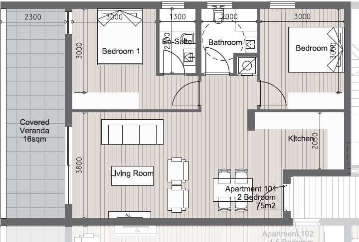 Апартаменты в Лимасоле, Кипр, 91 м² - фото 5