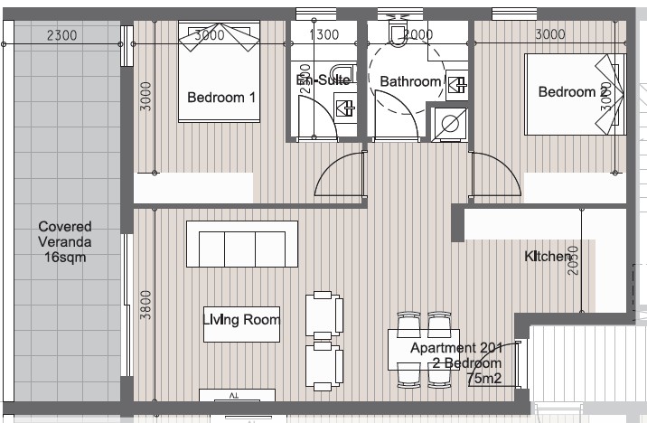 Апартаменты в Лимасоле, Кипр, 81 м² - фото 5