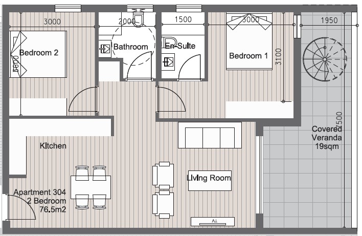 Пентхаус в Лимасоле, Кипр, 125 м² - фото 6