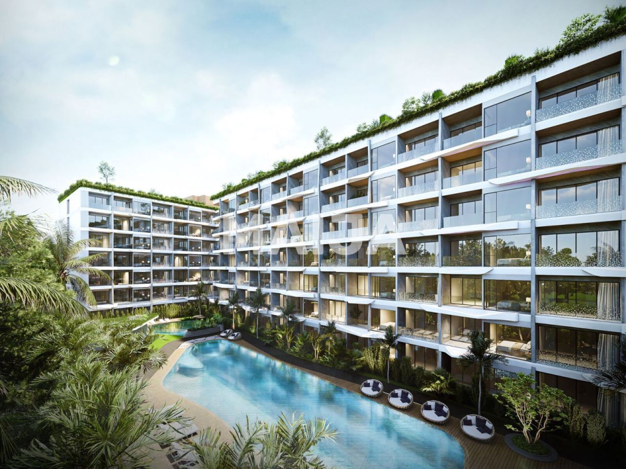 Апартаменты на острове Пхукет, Таиланд, 36 м² - фото 1