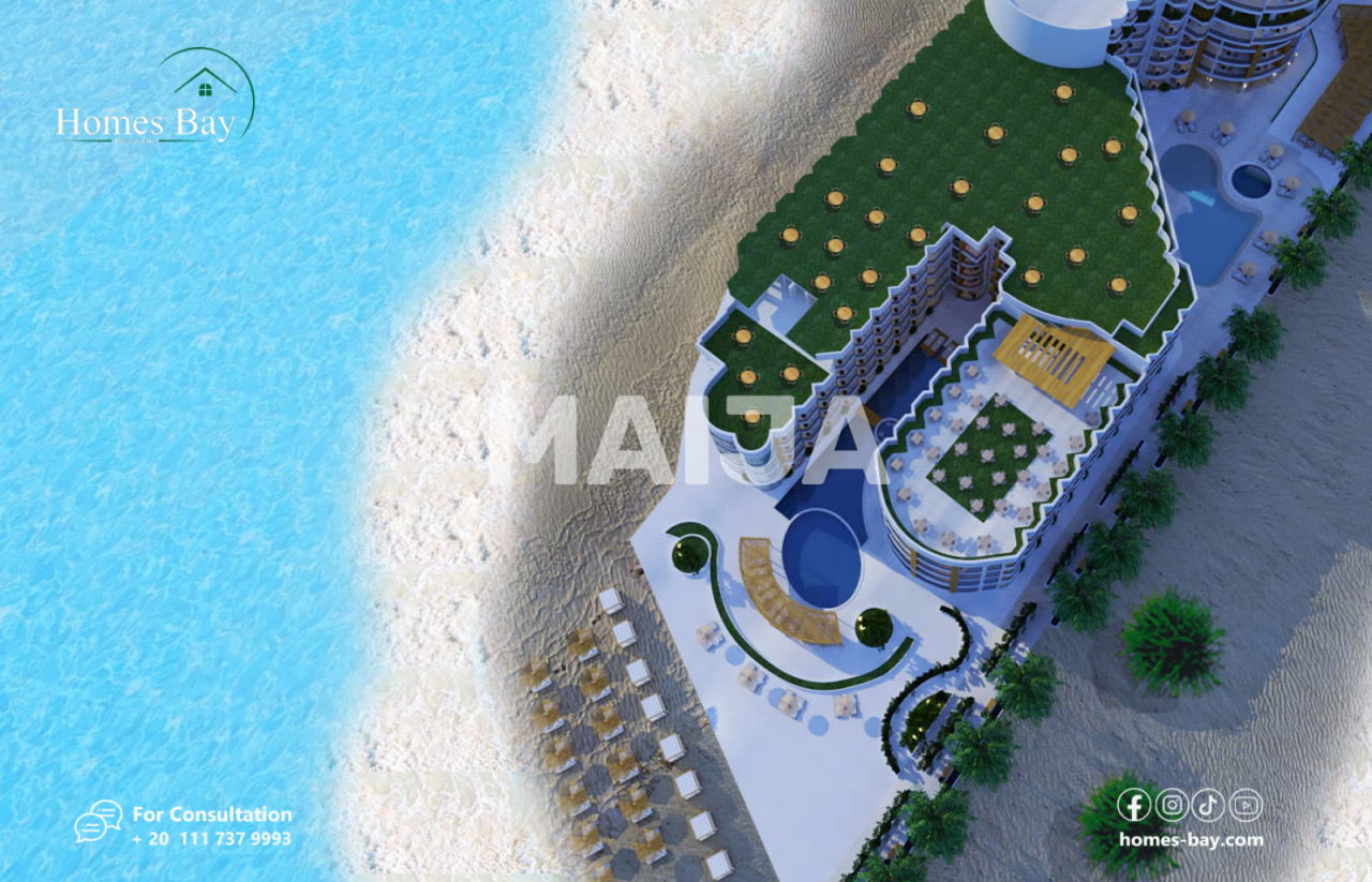 Апартаменты в Хургаде, Египет, 100 м² - фото 10