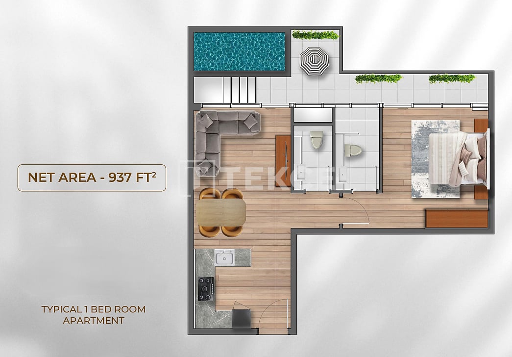 Апартаменты в Дубае, ОАЭ, 159 м² - фото 17