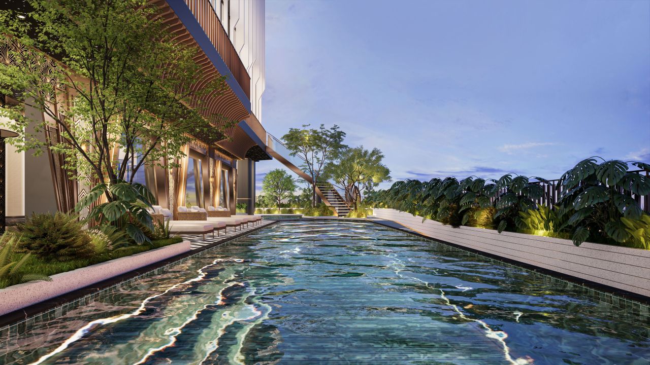 Квартира в Пномпене, Камбоджа, 90 м² - фото 8