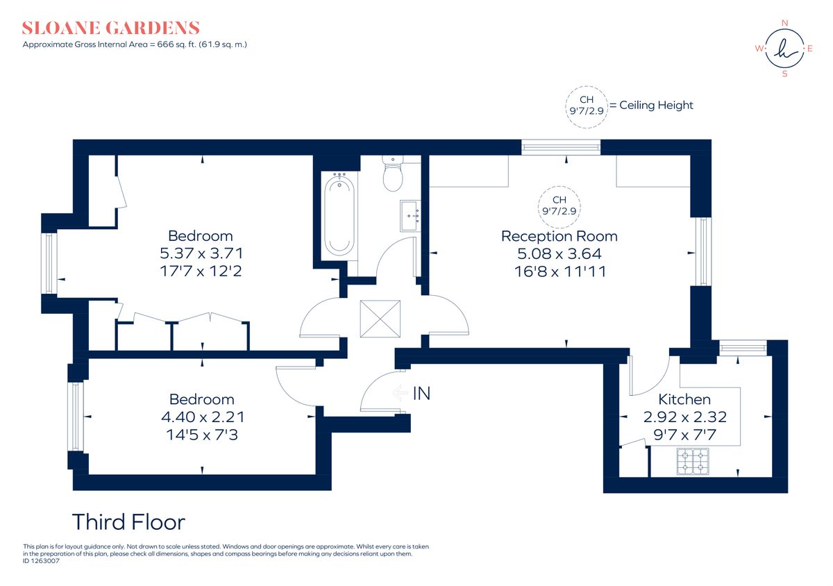 Квартира в Лондоне, Великобритания, 62 м² - фото 10
