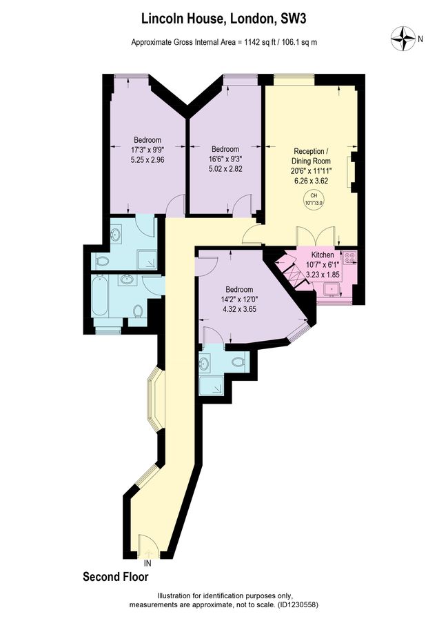Квартира в Лондоне, Великобритания, 106 м² - фото 12
