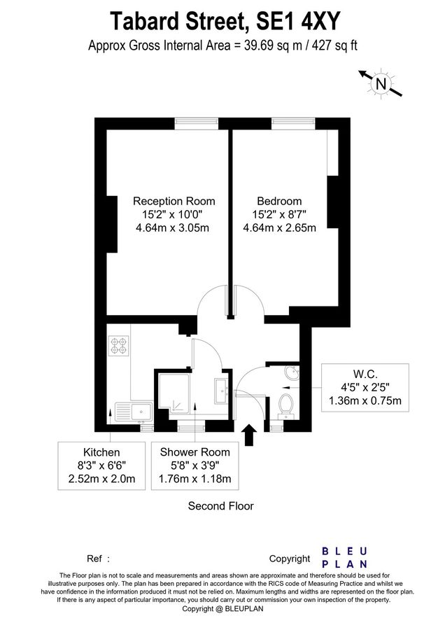 Квартира в Лондоне, Великобритания, 40 м² - фото 13