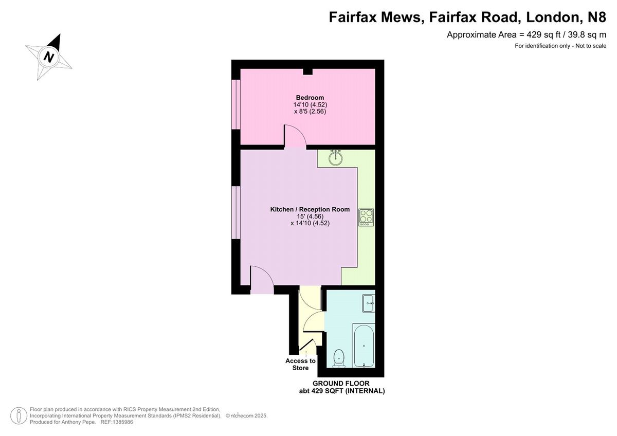 Квартира в Лондоне, Великобритания, 40 м² - фото 15