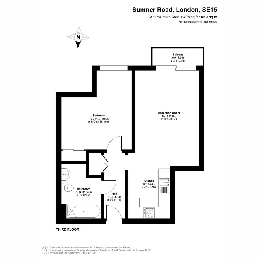Квартира в Лондоне, Великобритания, 46 м² - фото 18