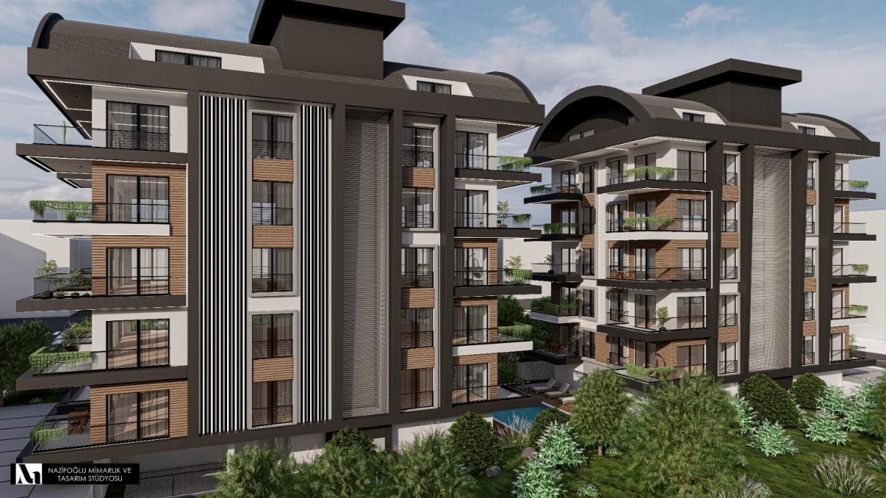 Квартира в Алании, Турция, 50 м² - фото 16