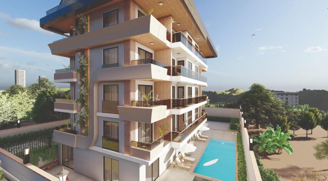 Квартира в Алании, Турция, 59 м² - фото 16