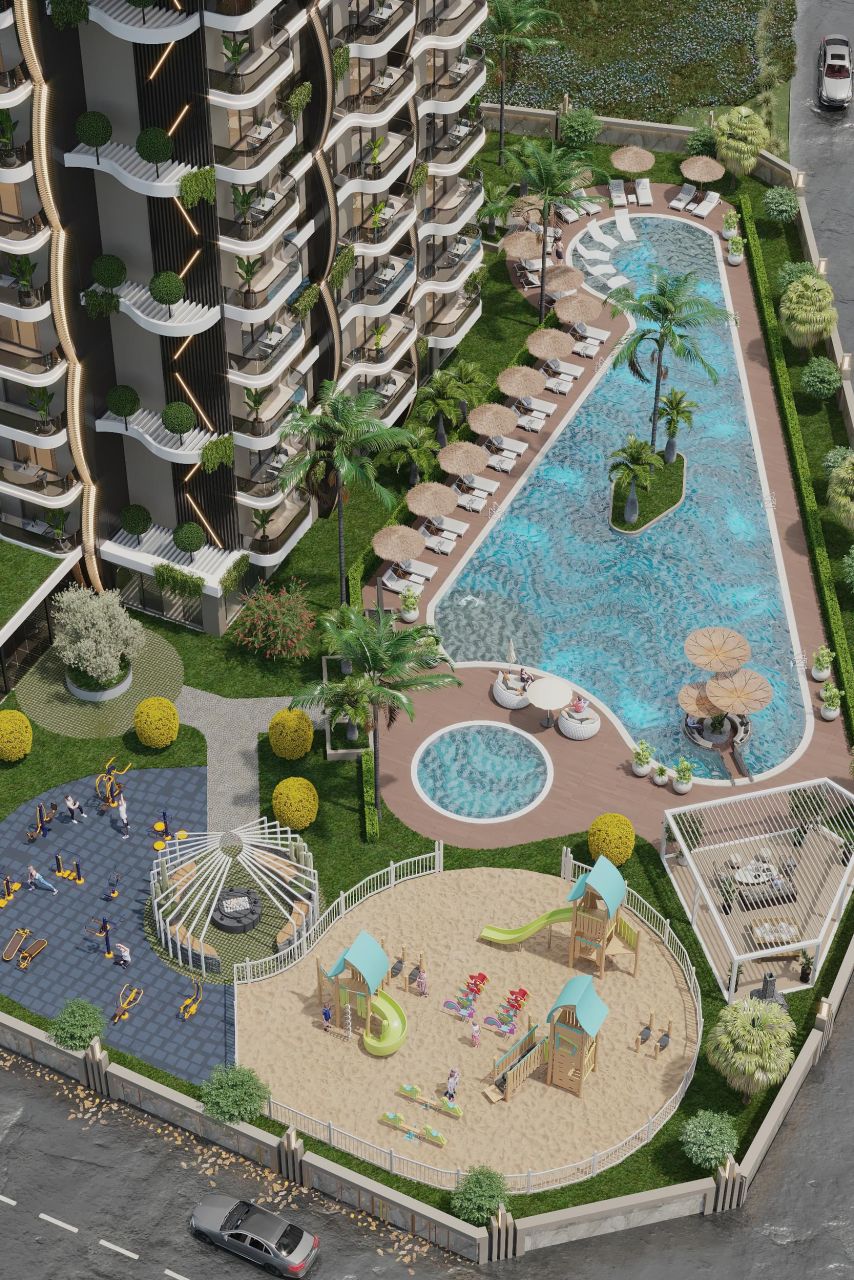 Квартира в Авсалларе, Турция, 58 м² - фото 16