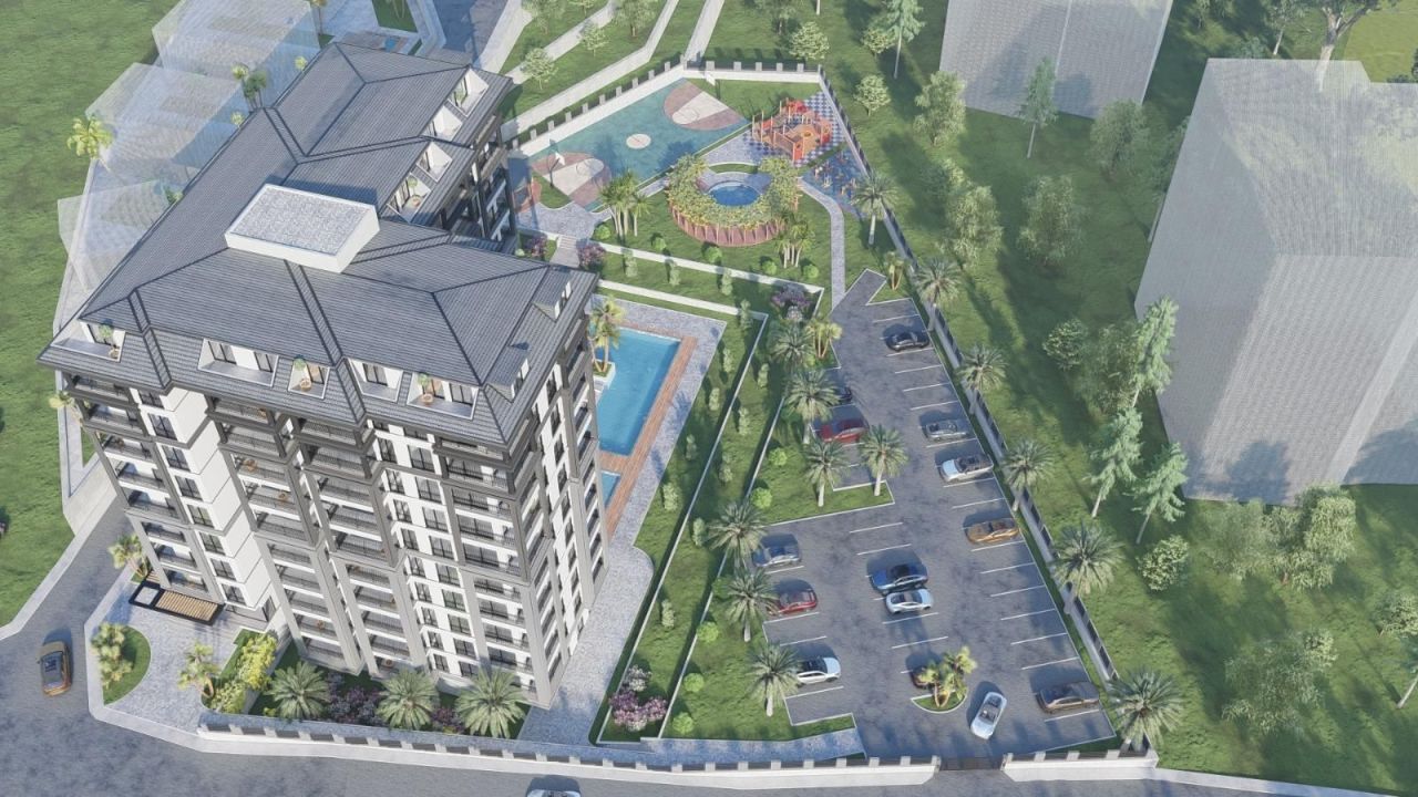 Квартира в Авсалларе, Турция, 47 м² - фото 17