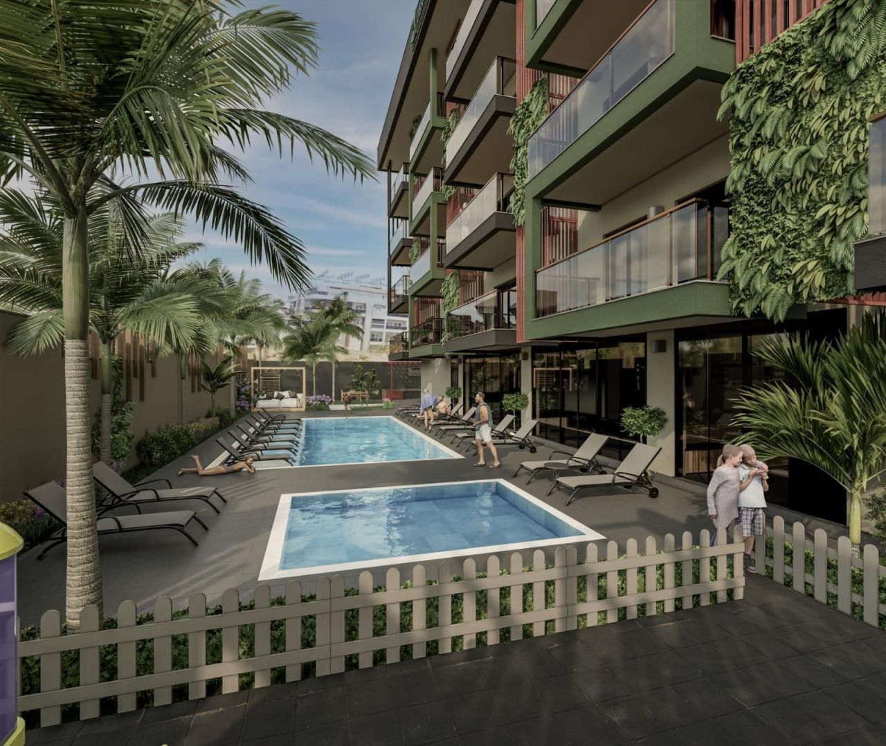 Квартира в Алании, Турция, 56 м² - фото 17