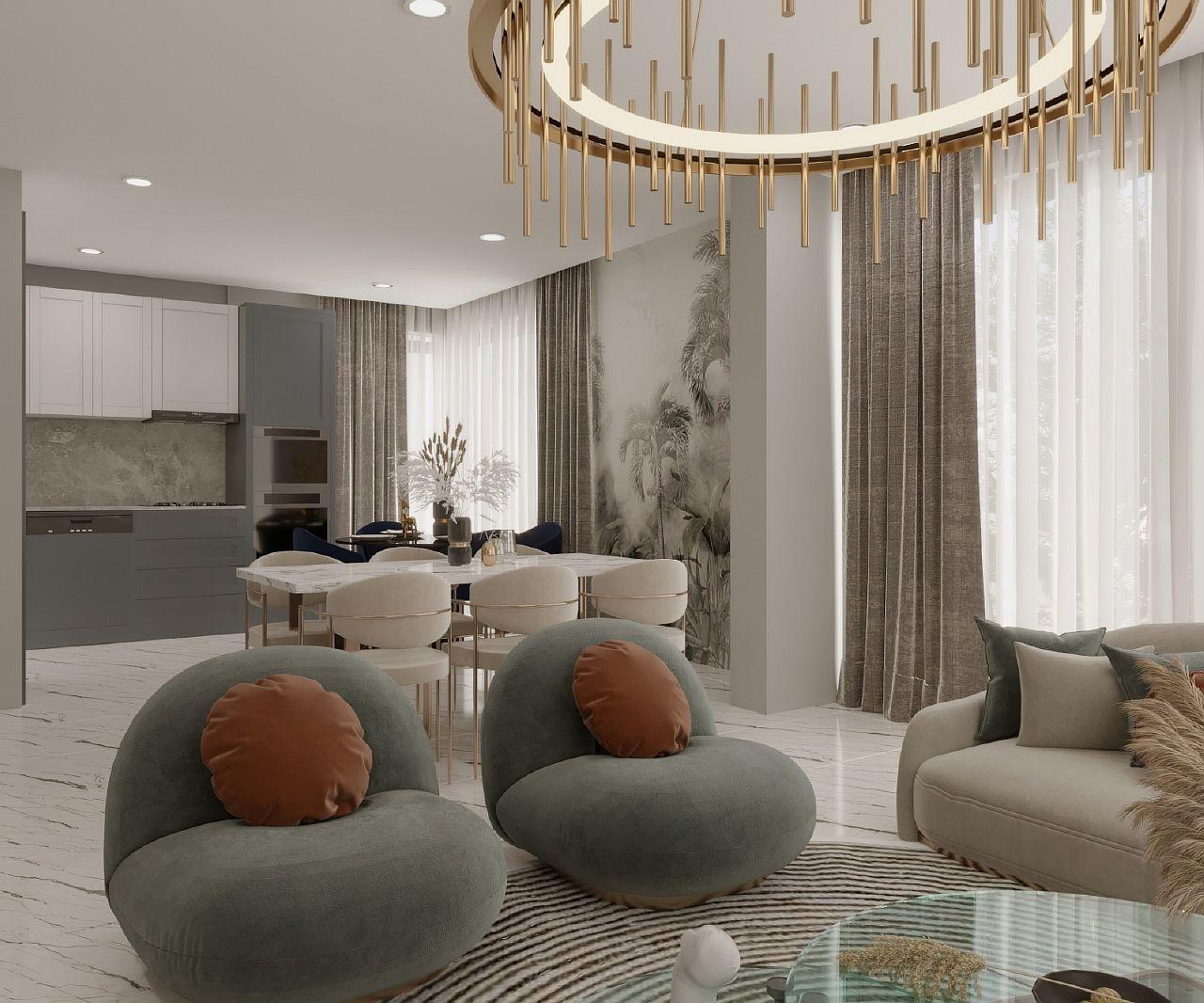 Квартира в Алании, Турция, 50 м² - фото 19