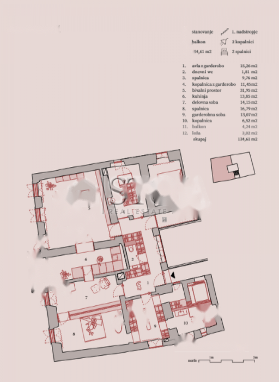 Квартира в Любляне, Словения, 146 м² - фото 11